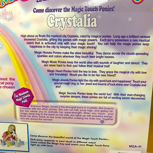 MAGIC TOUCH PONY VTG 1996 JEWELS PONY SHANNON JEWELS LIGHT UP & BLINK WORKS! - Picture 16 of 16